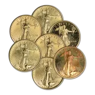 American Gold Eagle 1/4 oz $10 - Cull Condition - Random Date