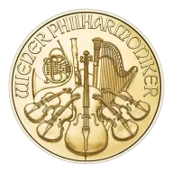 2026 Austrian Philharmonic 1/2 oz Gold Coin
