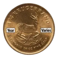 1/4 oz Gold Krugerrand (Year Varies)