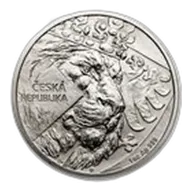 1 oz Czech Lion Silver Coin