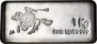 1 Kilo SilverTowne Pony Silver Bar (New)