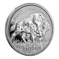 1oz PAMP Suisse Silver Buffalo Round