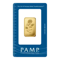 10 grams PAMP Suisse Rosa Gold Bar .9999 pure