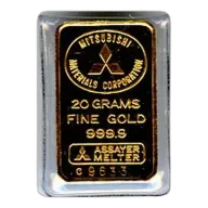 20 Gram Gold Bar - Random Manufacturer