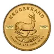 South African 1 oz Gold Krugerrand Coin BU (Random Year)