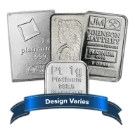1 Gram Platinum Bar .9995 Secondary Market