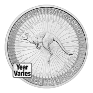 1 Oz Silver Australia Kangaroo - BU (Random Year)