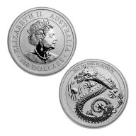 1 Ounce Platinum Perth Mint Dragon Coin