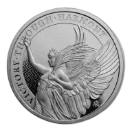2021 Saint Helena 1 oz Silver Queen's Virtues Victory