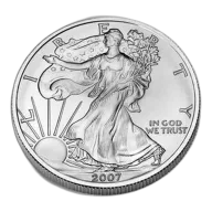 2007 Silver American Eagle - BU
