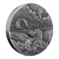 2020 Destruction of Leviathan Biblical Series 2oz Silver Coin