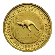 Australian Gold Kangaroo / Nugget, 1/20 oz - Backdated