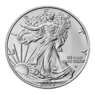 2023 1 oz American Silver Eagle Coin BU