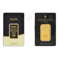 1 Oz Gold Bar .9999 - Random Brand (In Assay Card)