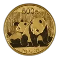 1 Oz China Gold Panda - BU (Random Year, Sealed Packaging)
