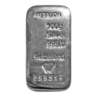 Metalor 100g Silver Bar