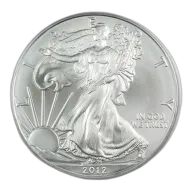 2012 1 oz American Silver Eagle BU