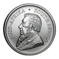 South African 1 oz Silver Krugerrand Coin (Random Year)