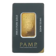 1 oz PAMP Refinery Gold Bar (with Assay)