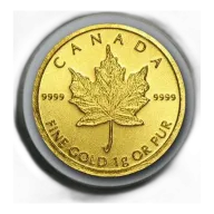1 Gram Maple Leaf Coin