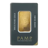 1 Oz Gold Bar - PAMP Suisse (In Assay Card)
