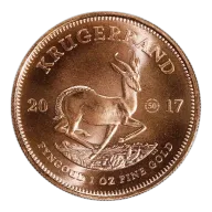 South Africa Gold Krugerrand 1 Ounce 2017 50th Anniversary Privy Mark