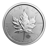 1 oz Canadian Silver Maple Leaf Coin - Random Year