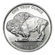 1 oz Silver Buffalo Round - Random Mint