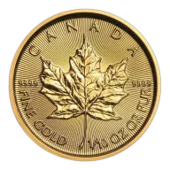 2020 1/10 Oz Canadian Maple Leaf Gold Coin