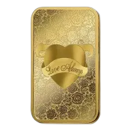 1 oz Love Always Gold Bar