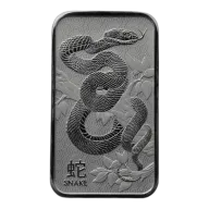2025 Australian Lunar Snake Perth Mint 1oz Silver Bullion Bar
