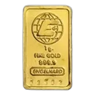 1 gram Gold Bar - Engelhard
