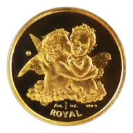 Gibraltar Half Ounce Gold Royal Cherub 1998