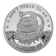 1 Oz Silver Round | Don't Tread On Me (New)