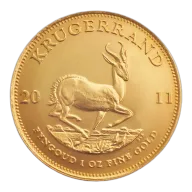 South Africa Gold Krugerrand 1 Ounce 2011 BU