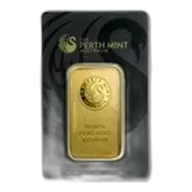 100g Perth Mint Gold Bar