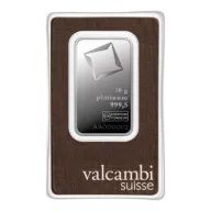 50 gram Platinum Bar - Valcambi (In Assay)