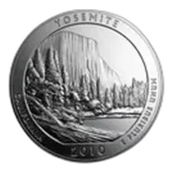 2010 5 oz Silver ATB Yosemite National Park, CA