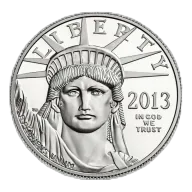 1 oz American Platinum Eagle Coin BU