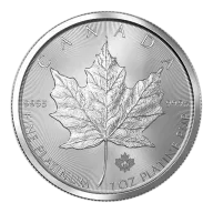 Canadian Platinum Maple Leaf 1 oz (Varied Year)
