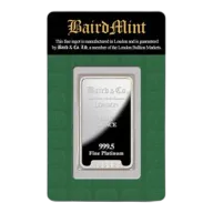 10 Ounce Baird Mint Platinum Bar