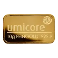 10 Gram Umicore Minted Gold Bar