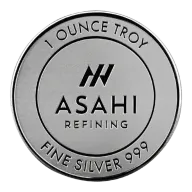 1 OZ SILVER ROUND ASAHI