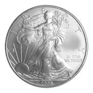 2008 $1 American Silver Eagle 1 oz Brilliant Uncirculated
