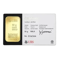 50 Gram UBS Gold Bar