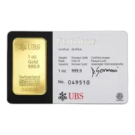 1 Ounce UBS Gold Kinebar