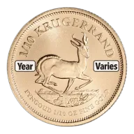 1/10 oz Gold Krugerrand (Year Varies)