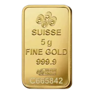 5g PAMP Lady Fortuna Gold Minted Bar