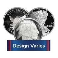 Generic 1/2-oz Silver Rounds .999 Fine