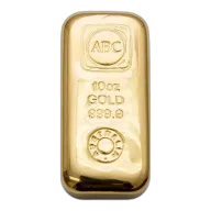 10 oz ABC Cast Bar Gold Bar
